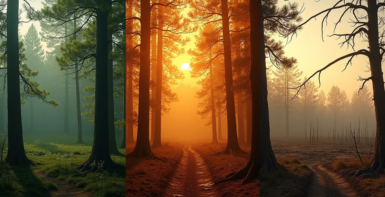 Time-lapse visualization of rapid ecosystem collapse following abrupt SRM cessation